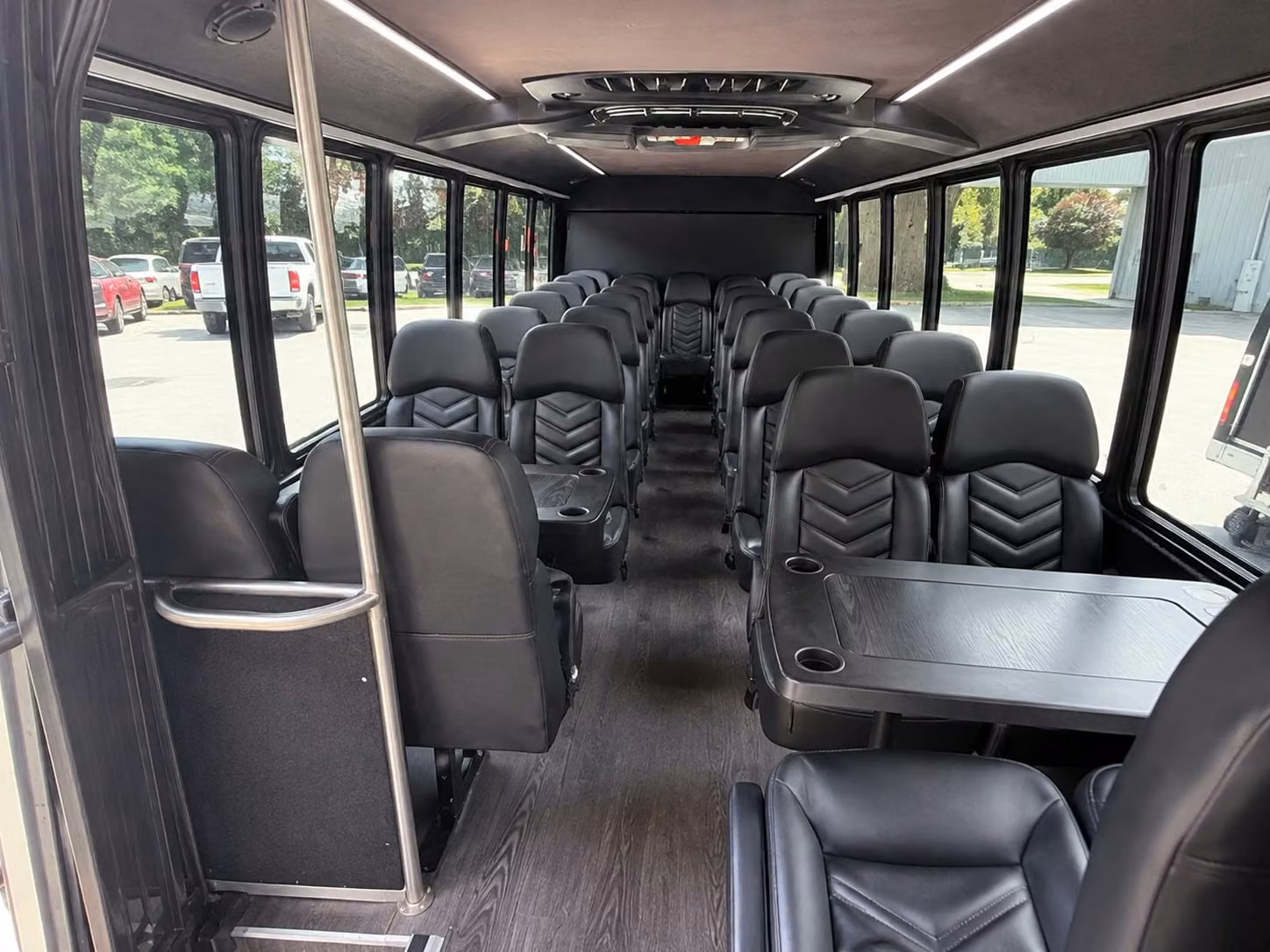 15 passenger minibus inside