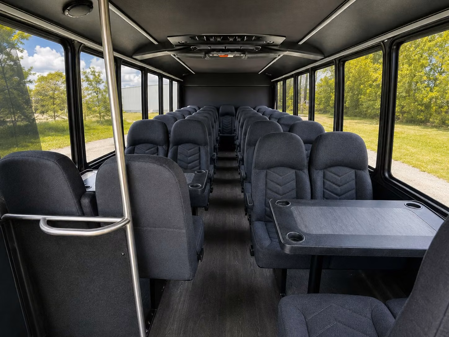 18 passenger minibus inside