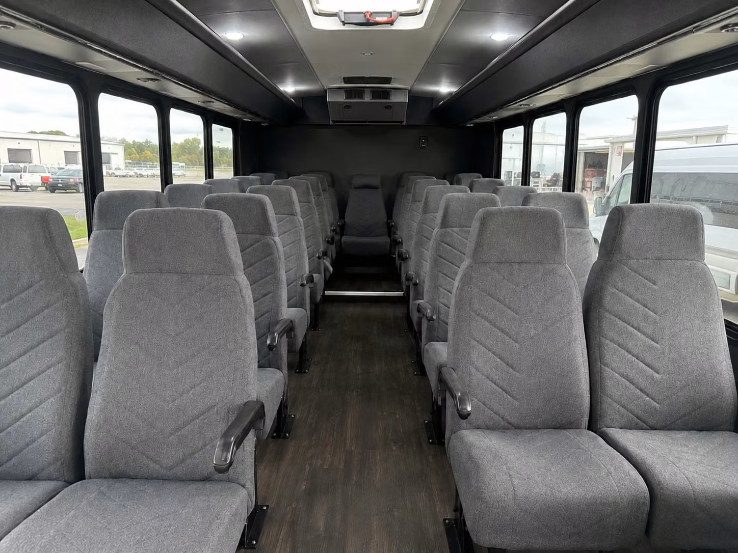 18 passenger minibus interior