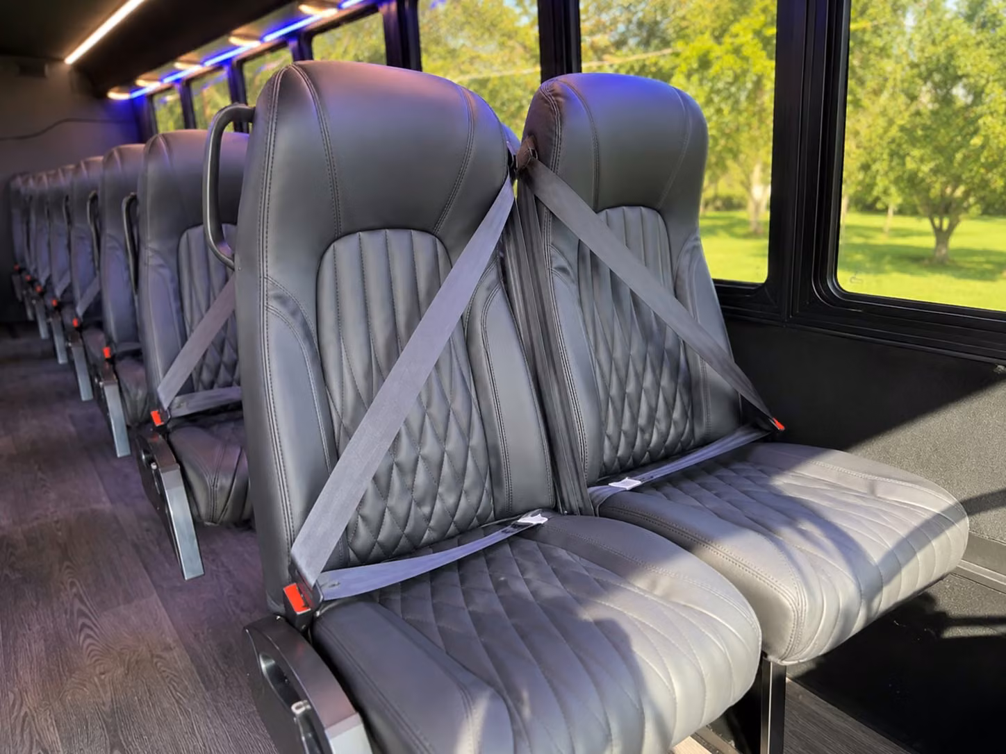 20 passenger minibus inside