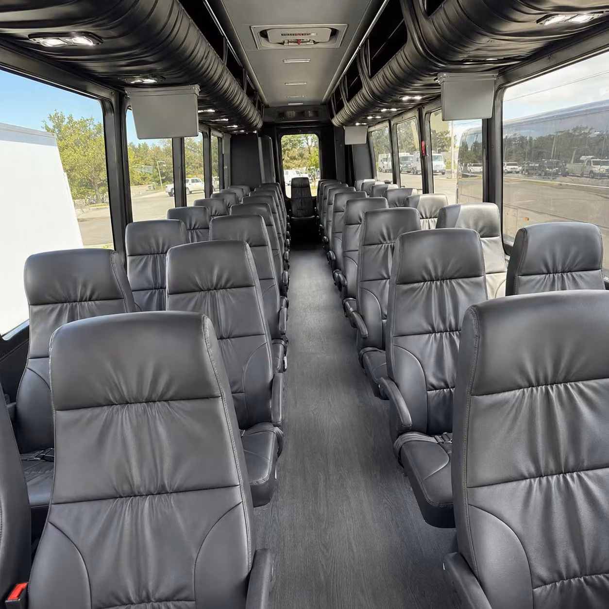 28 passenger minibus inside