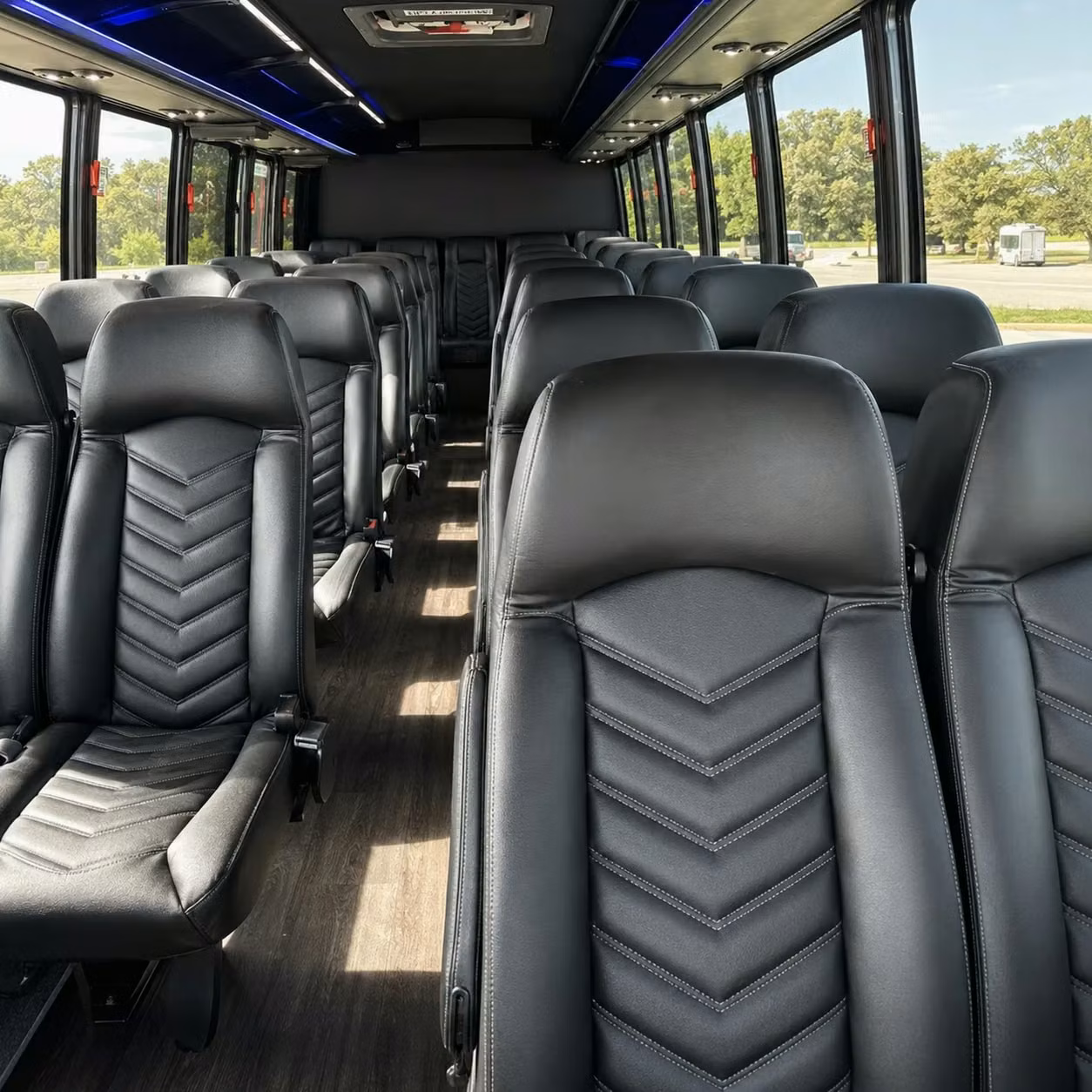 30 passenger minibus interior