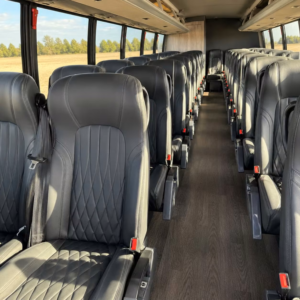 35 passenger minibus interior