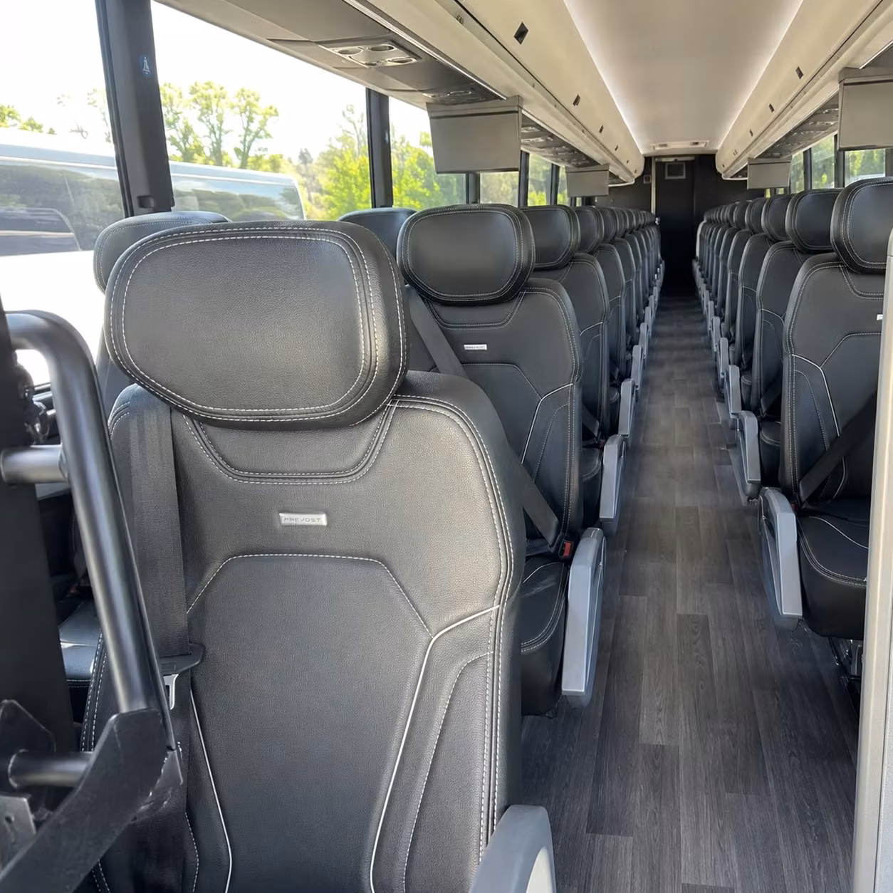 kent charter bus interior